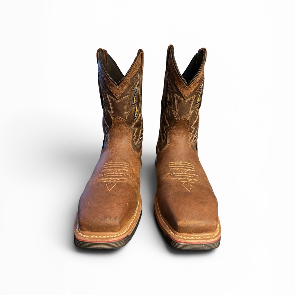 Dan Post Brown Leather Western Cowboy Boots